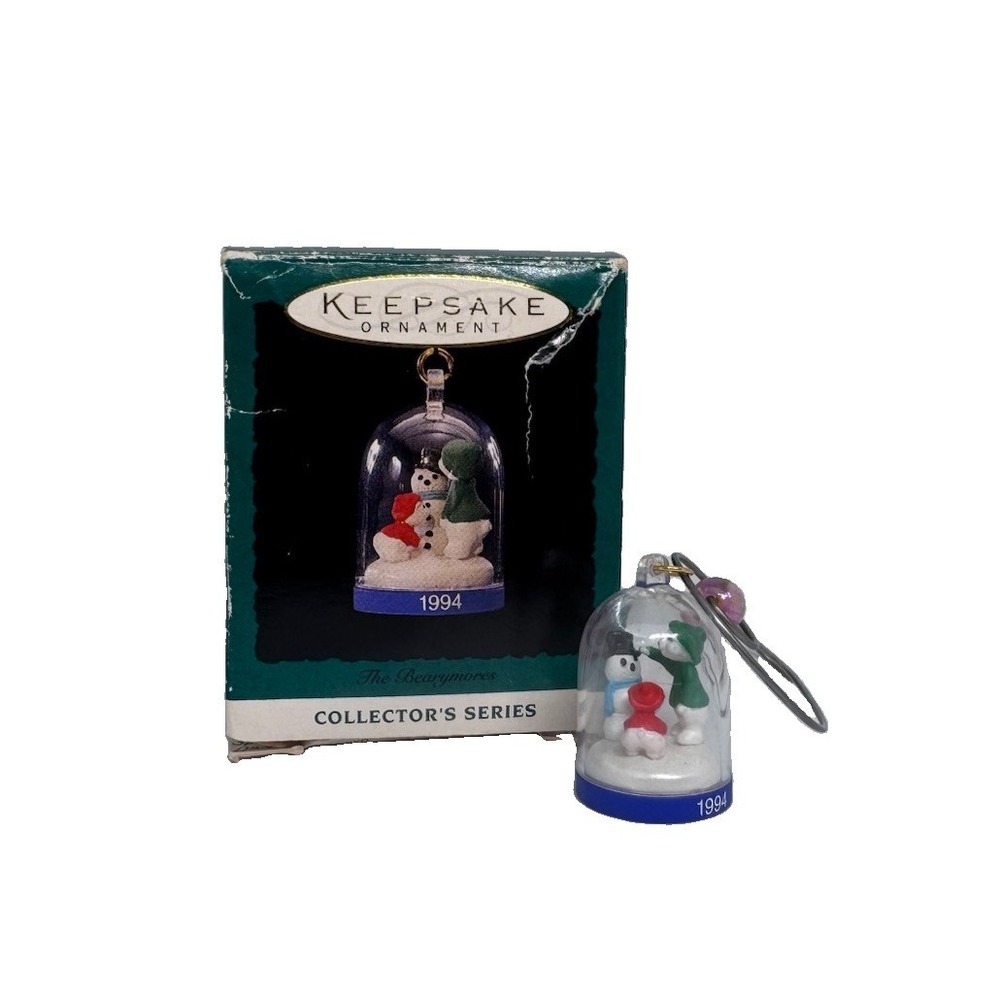 Hallmark The bearymores 1994 3rd miniature ornament Christmas holiday tree new